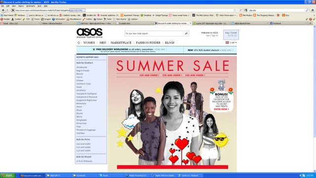 asos screen shot showing it is an aspx page