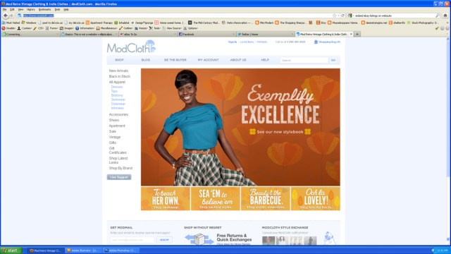 modcloth Screenshot of modcloth.com