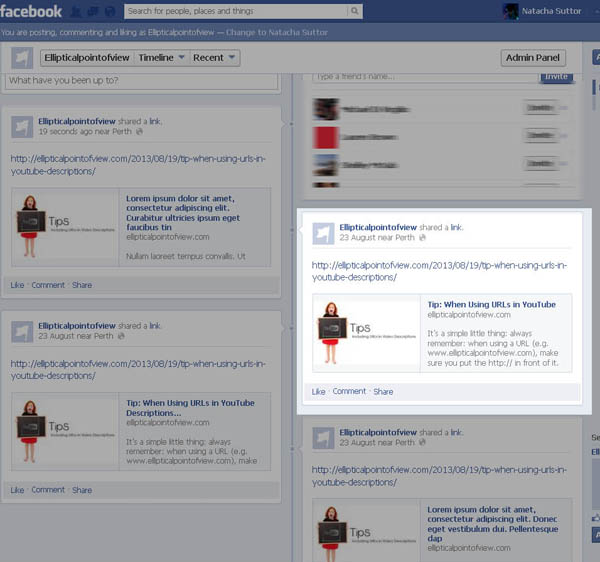 Sharing a post from a wordpress blog as is (Taken 24 August 2013)