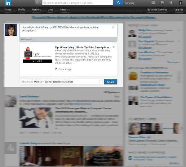 LinkedIn - Writing Post