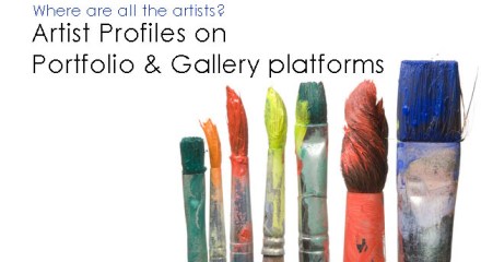 Artist Profiles on Portfolio & Gallery platforms
