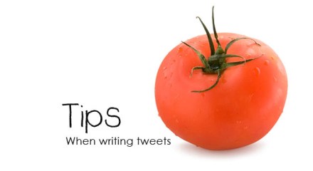 Tip: When writing tweets