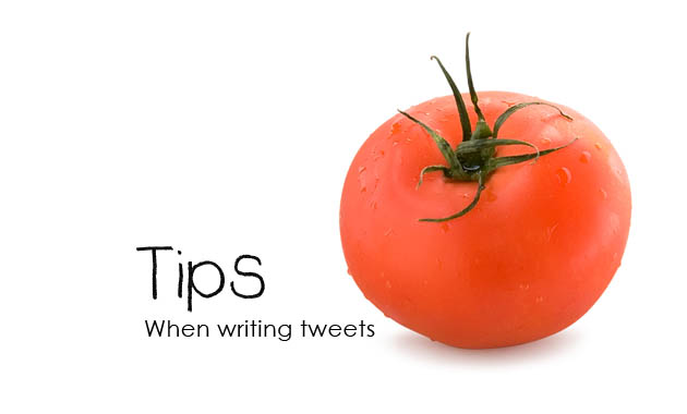 Tip: When writing tweets